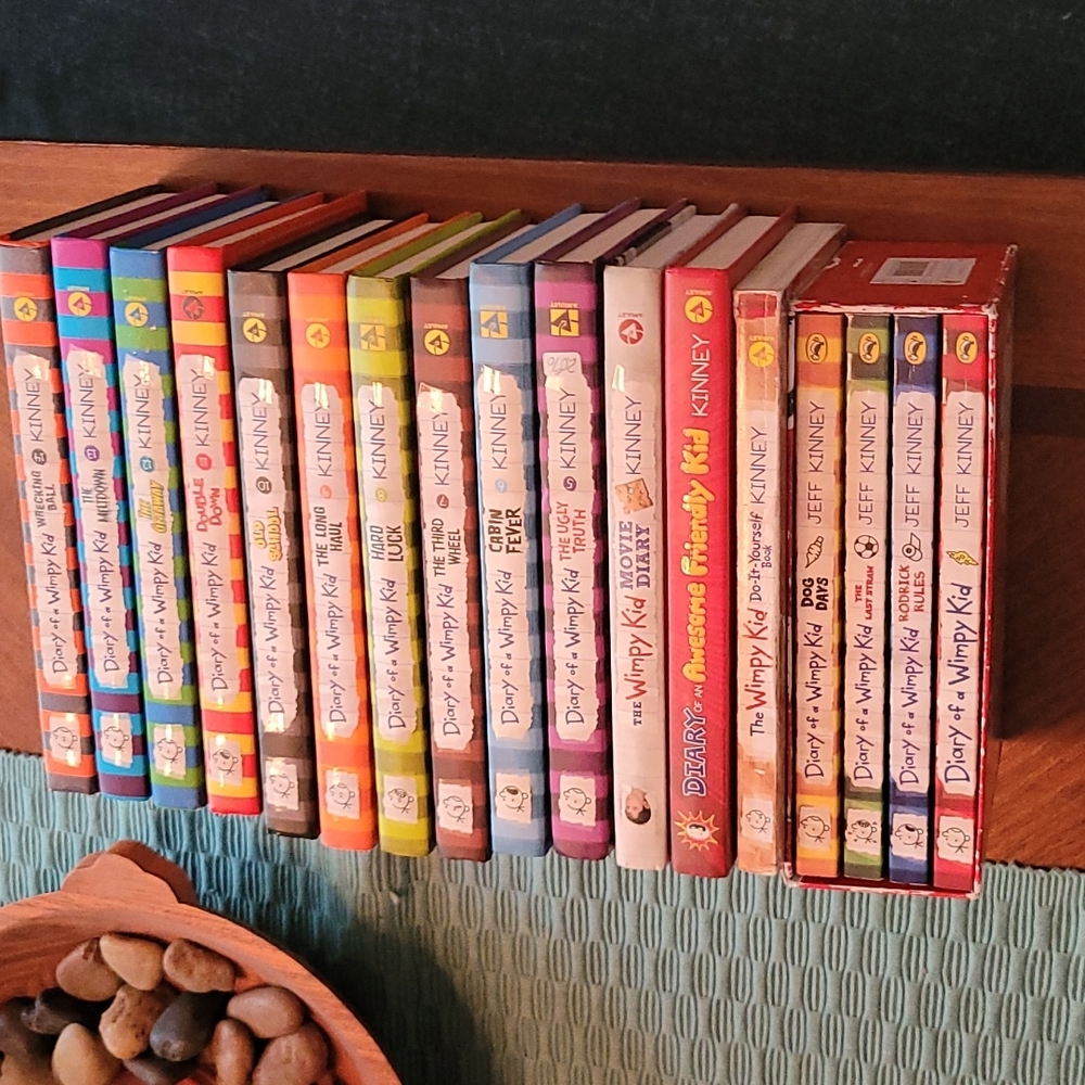 Diary of a Wimpy Kid LOT 17 Books